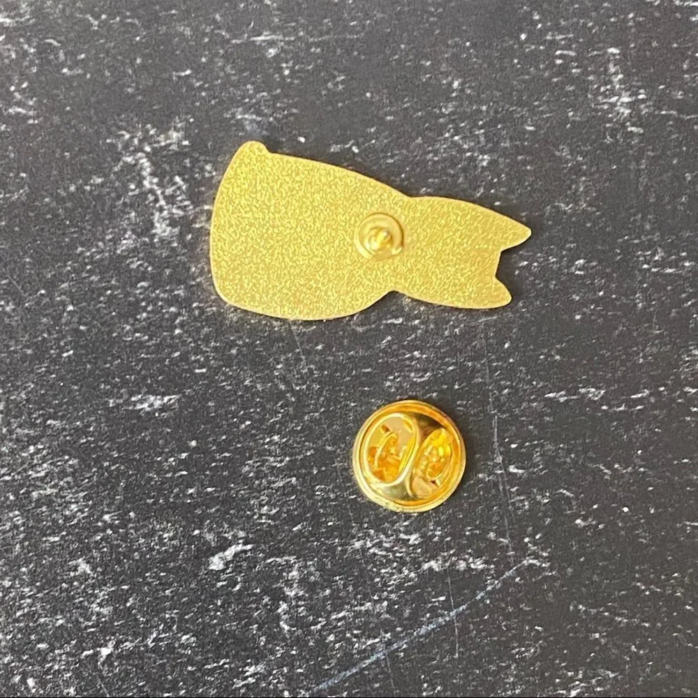 Please Adopt Black Cat Enamel Pin/ Brooch